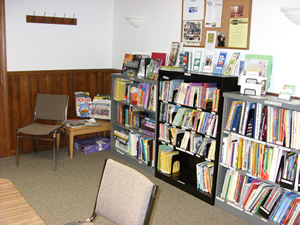 Another view of the library space
